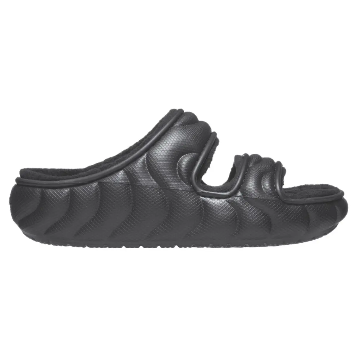Crocs Classic Cozzzy Overpuff Clog Sandal Men sz 6 = Women sz 8 Shoes Black - Black - 210074-001
