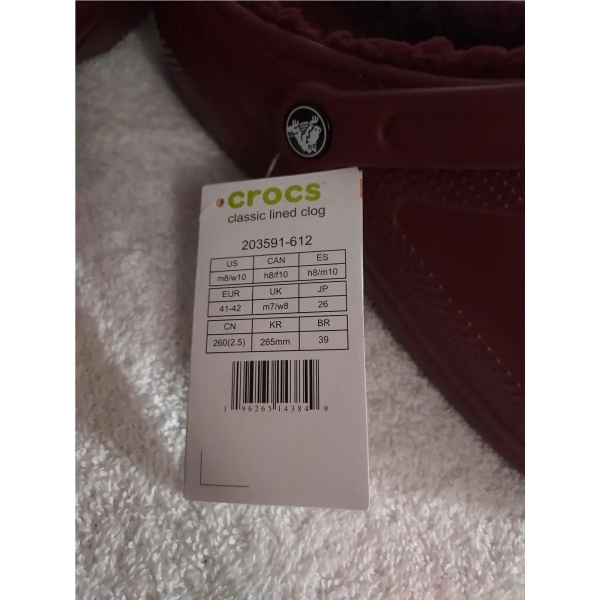 Crocs shoes - CROCS GARNET - GARNET - Garnet 12