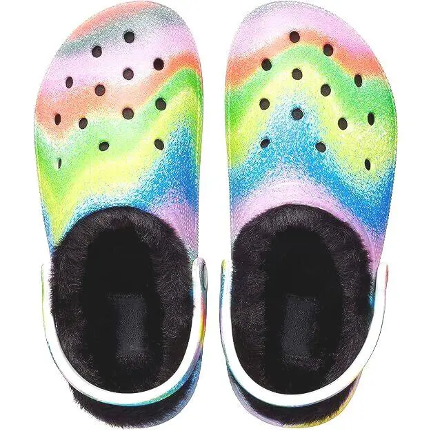 Crocs shoes - White/Multi Spray Dye - 208045-94S 3