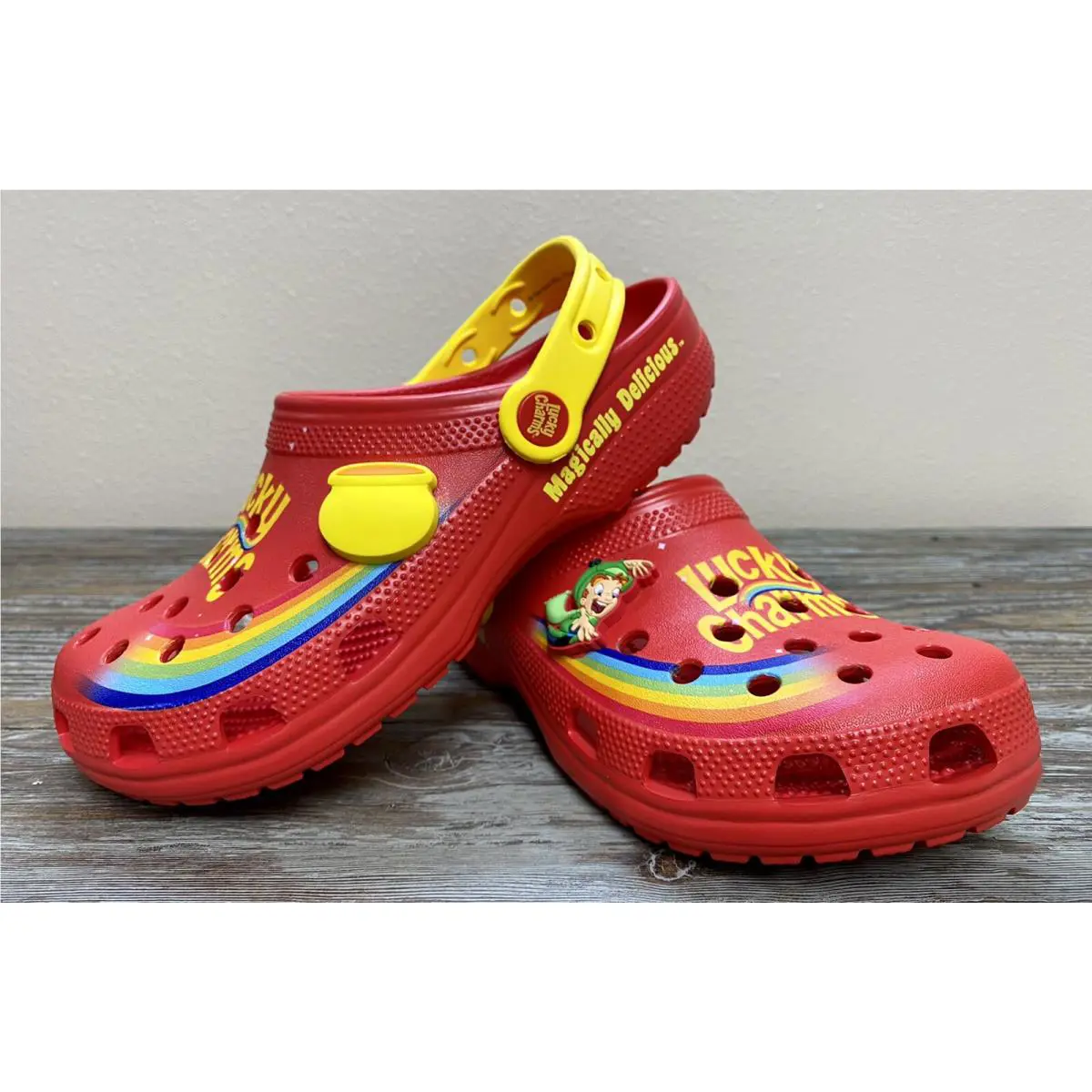 Crocs shoes - Lucky Charms x Crocs Classic Clog - Red (UPC: 191448801943) 10