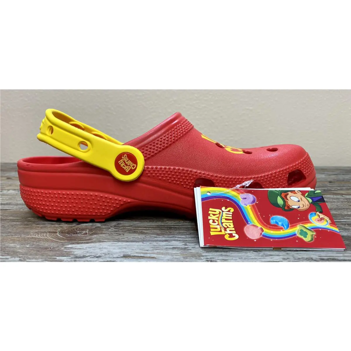Crocs shoes - Lucky Charms x Crocs Classic Clog - Red (UPC: 191448801943) 3