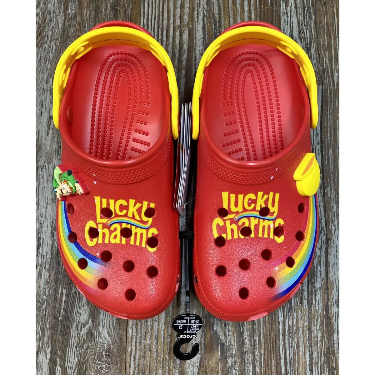 Crocs shoes - Lucky Charms x Crocs Classic Clog - Red (UPC: 191448801943) 1