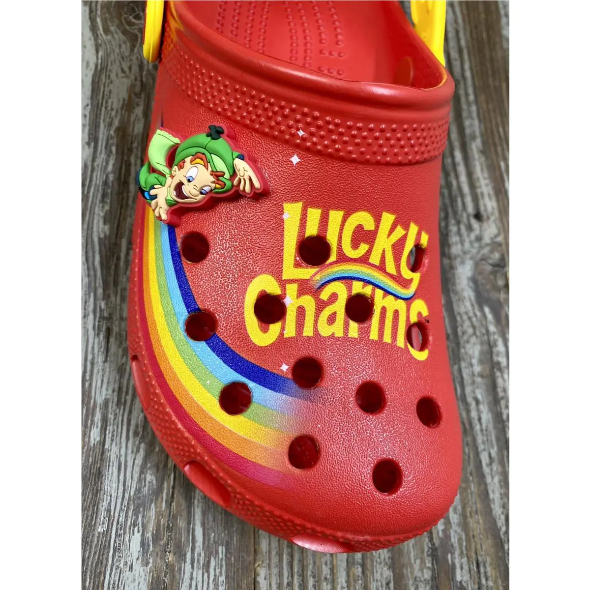 Crocs shoes - Lucky Charms x Crocs Classic Clog - Red (UPC: 191448801943) 7