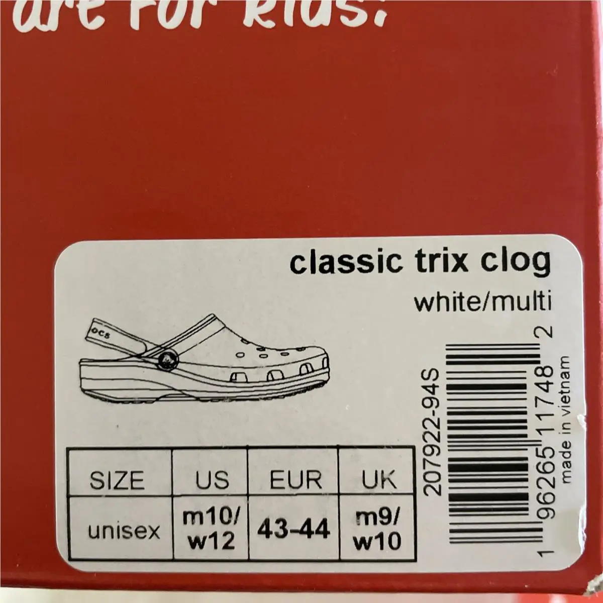 Crocs shoes - Cereal - Cereal - Multi 8