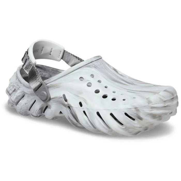 Echo Marbled Clog Slide Slip-on Sandal Men Shoes Moonlight/grey SZ 11 by Crocs