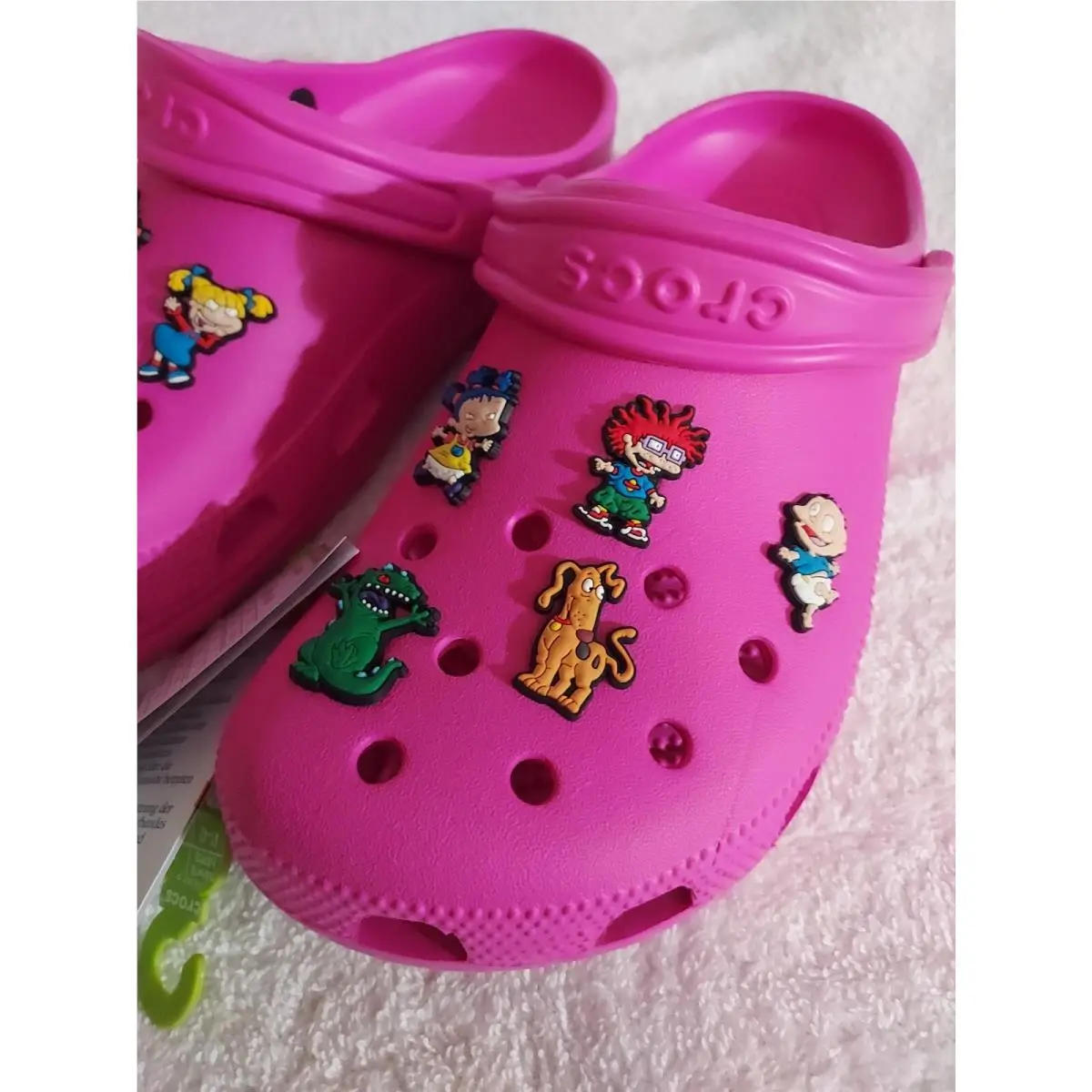Crocs Size 10 Women`s Unisex Pink Juice Classic Rugrats Clog