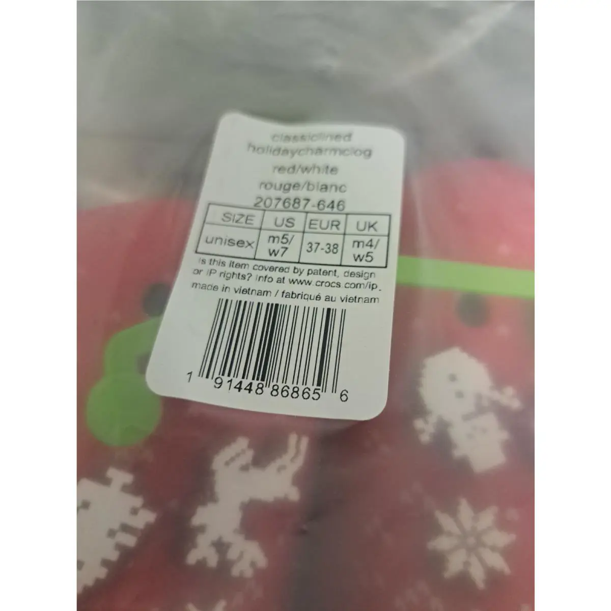 Crocs shoes - Crocs Classic - Classic - 207687-646 - Red (UPC: 0191448868656) 6