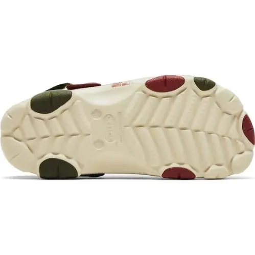Crocs shoes - Crocs All-Terrain Clog - Clog - 210240-90H - Maroon/Olive 3