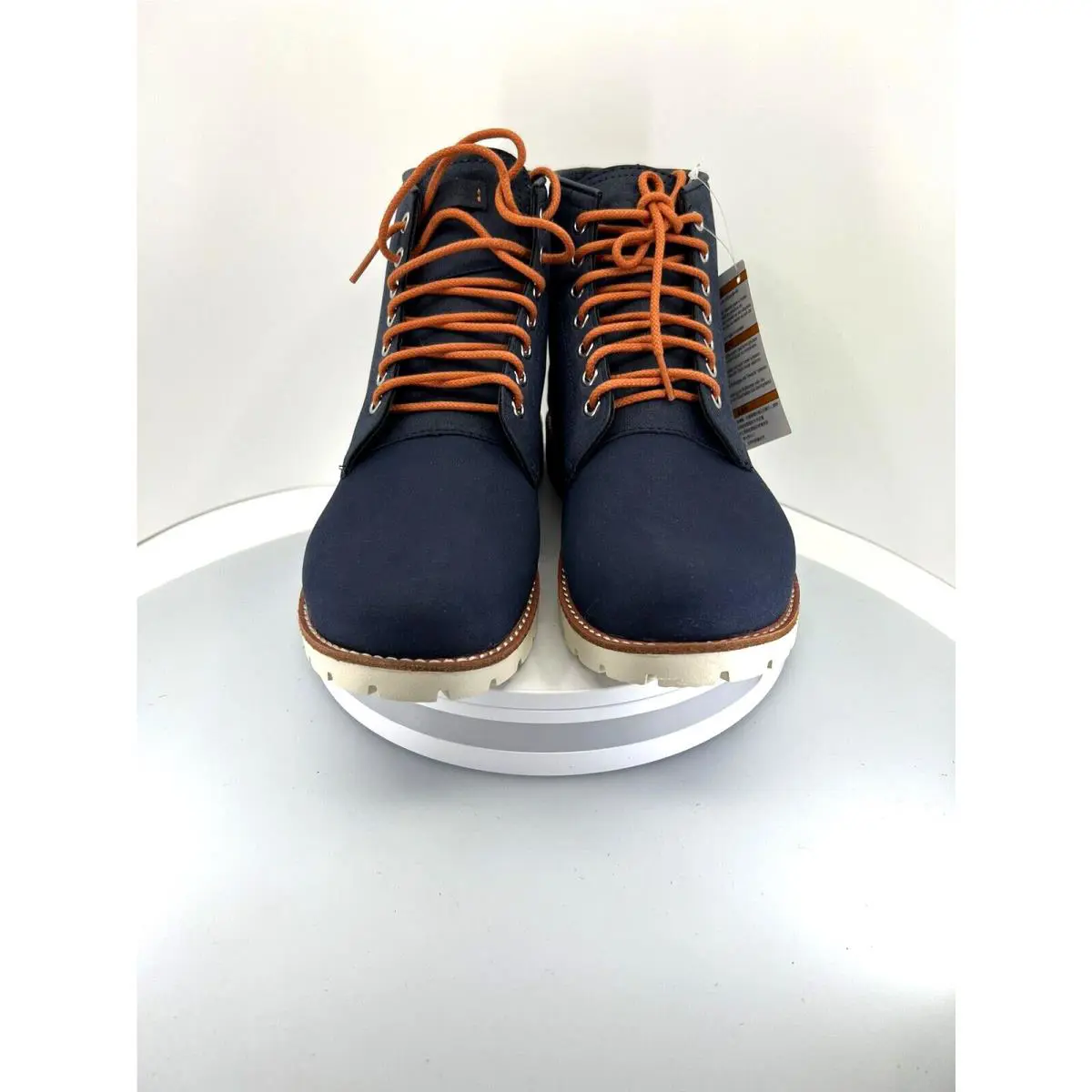 Crocs shoes - Crocs Cobbler 2.0 Lace Up Boots - Navy/Stucco 1