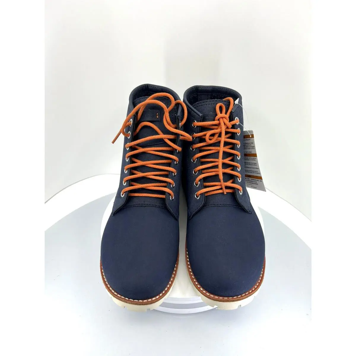 Crocs shoes - Crocs Cobbler 2.0 Lace Up Boots - Navy/Stucco 2