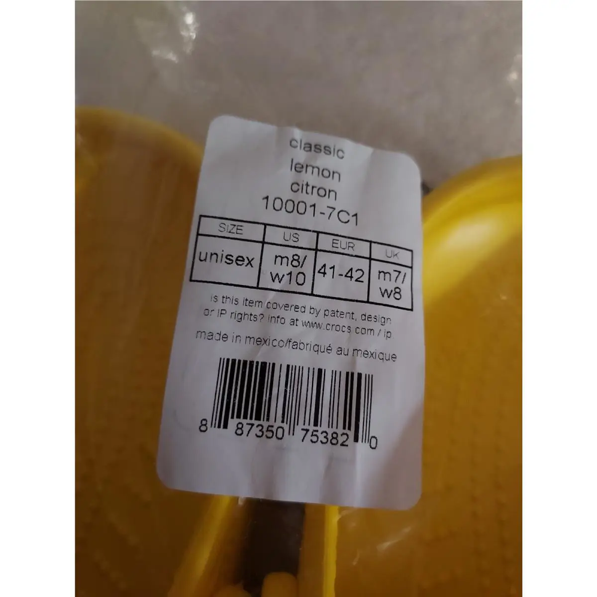 Crocs shoes - Yellow 2