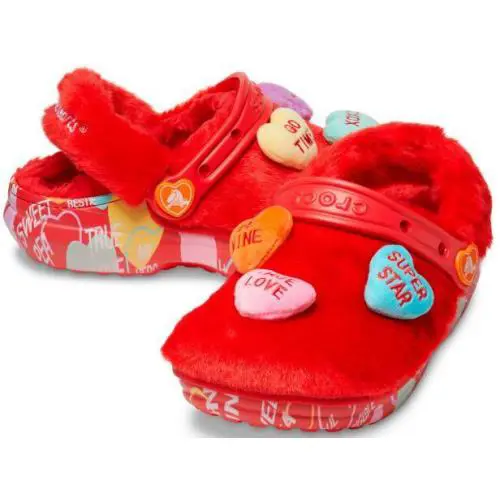 Limited Edition Classic Sweethearts Crocs Fur Sure M10/W12