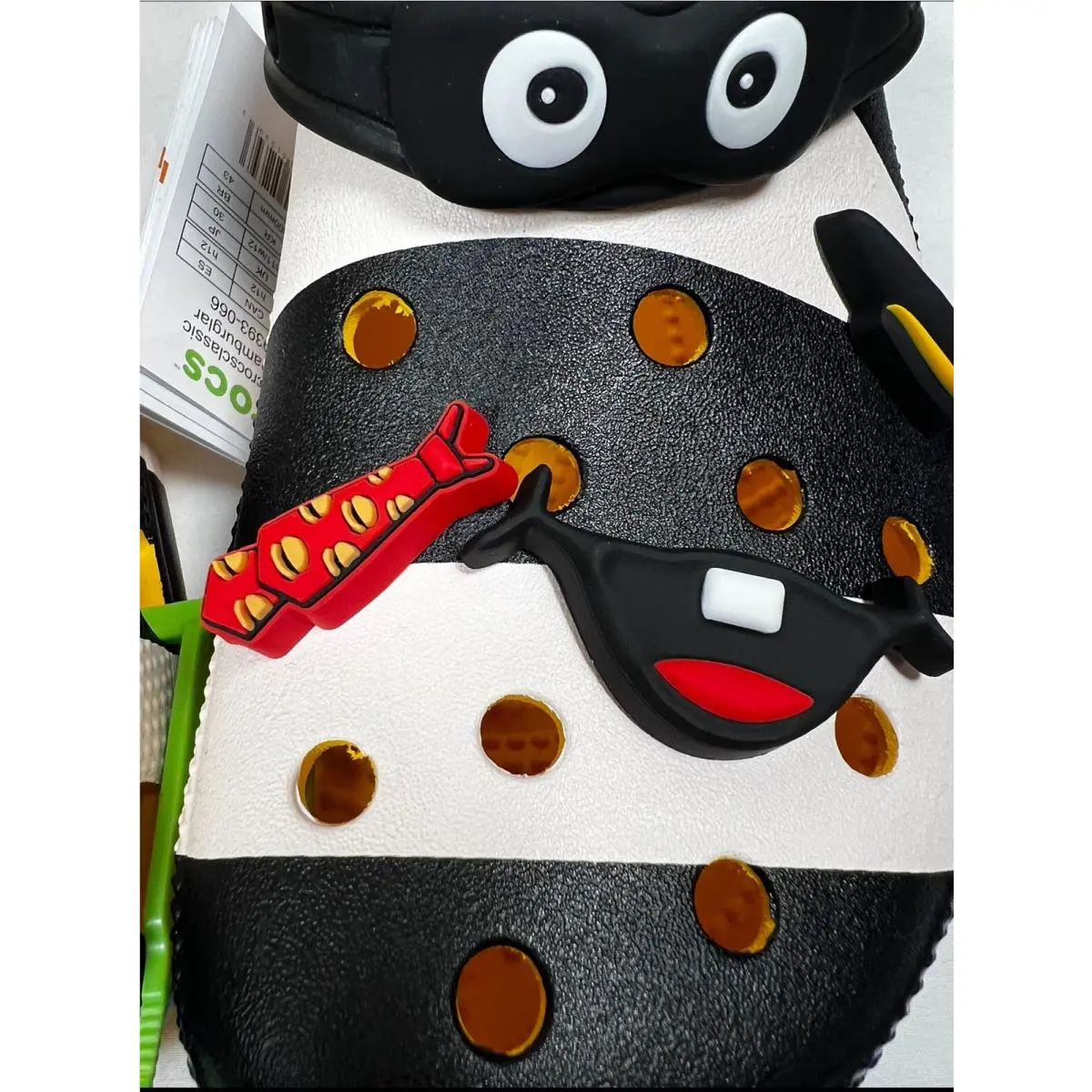 Crocs shoes - McDonalds X Crocs Classic Clog - Black White (UPC: 0196265512447) 6
