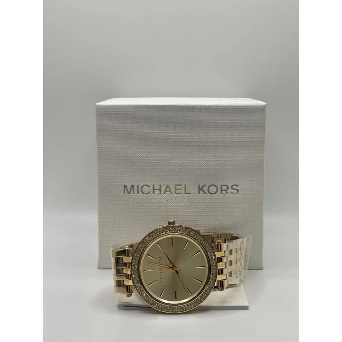 Darci MK3191 Womens Gold Tone Round Analog Display Wristwatch by Michael Kors
