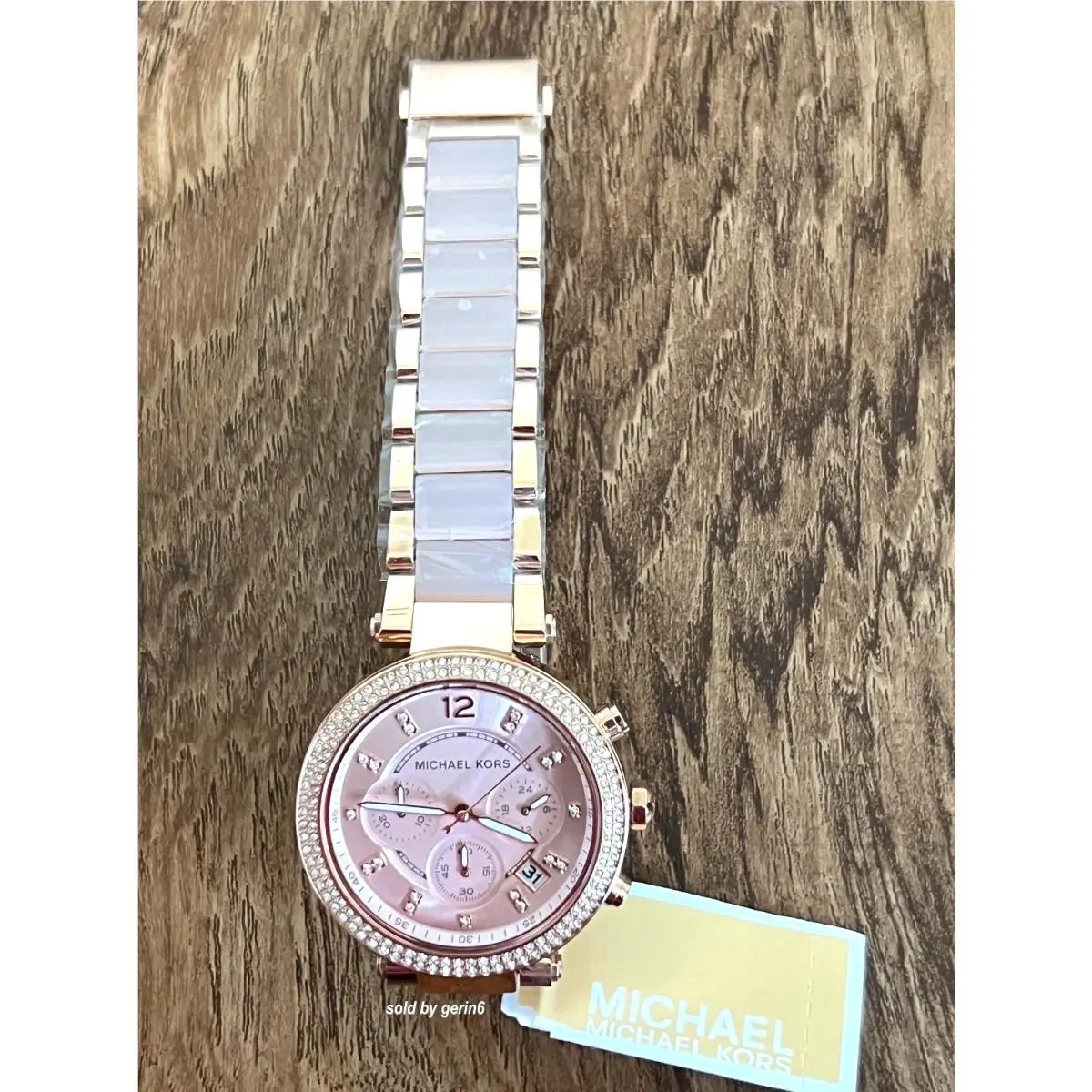 Parker Rose Gold Blush Watch 39mm Water Resistant MK5896 by Michael Kors