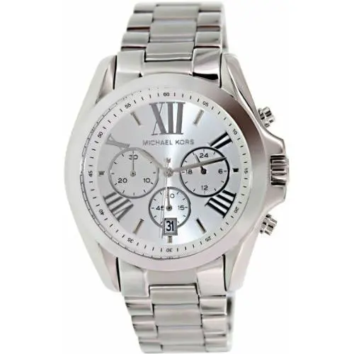 Michael Kors Bradshaw Chronograph Silver Dial Woman`s Watch MK5535