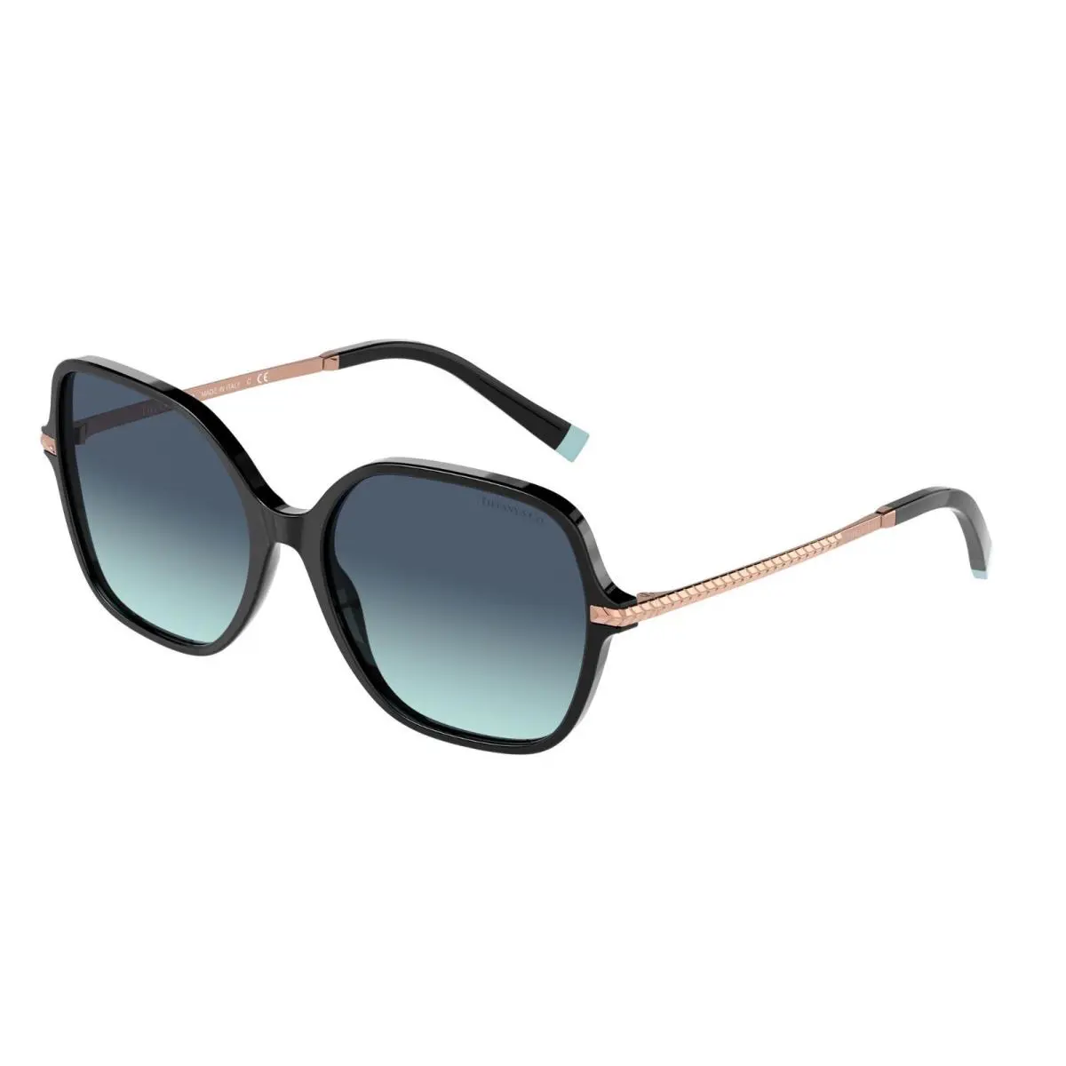 Tiffany TF 4191 Black/blue Shaded 8001/9S Sunglasses by Tiffany & Co.