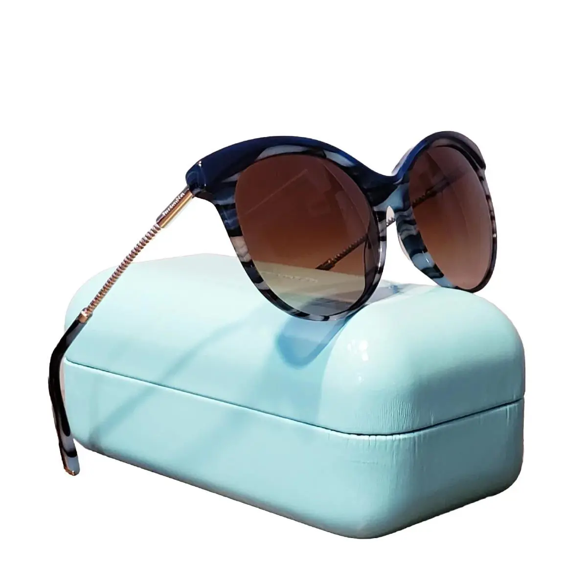 Tiffany Co. TF 4149 82083B Blue / Lamps Blue Woman`s Sunglasses 55-18-140