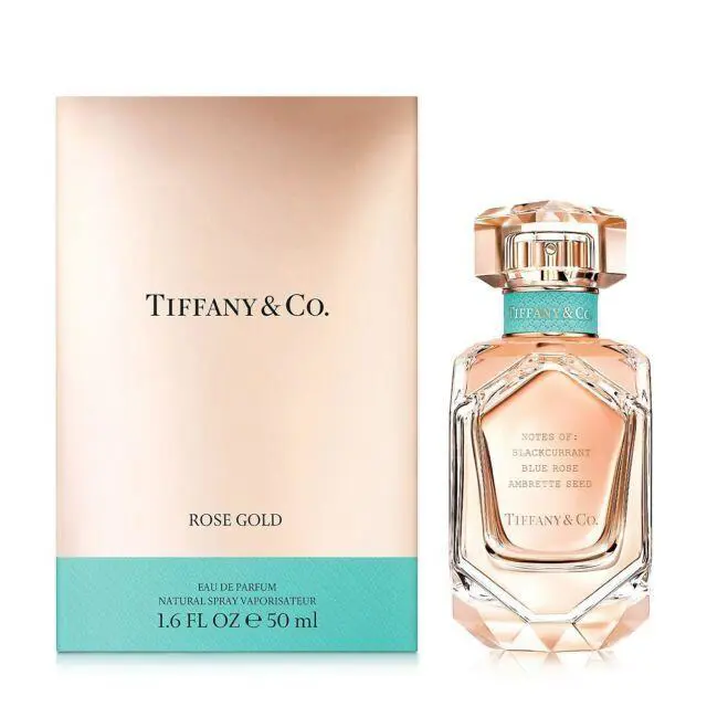 Tiffany Co. Rose Gold Eau De Parfum 1.6oz/50ml Package by Tiffany & Co.