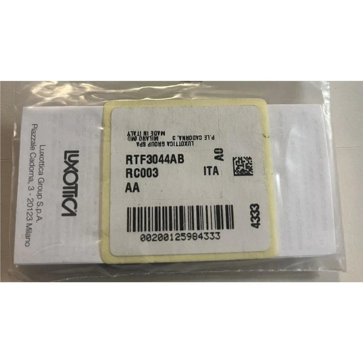Tiffany CO BY Luxottica Replacement Lenses RTF3044AB RC003 Ita AA 56mm