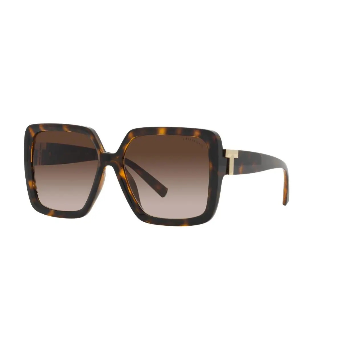 Tiffany TF 4206U Dark Havana/brown Shaded 8015/3B Sunglasses