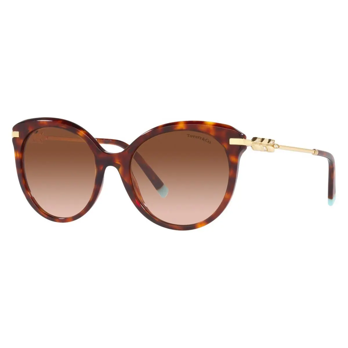 Tiffany Co Sunglasses TF4189B 80023B Havana W/ Brown Gradient 55mm