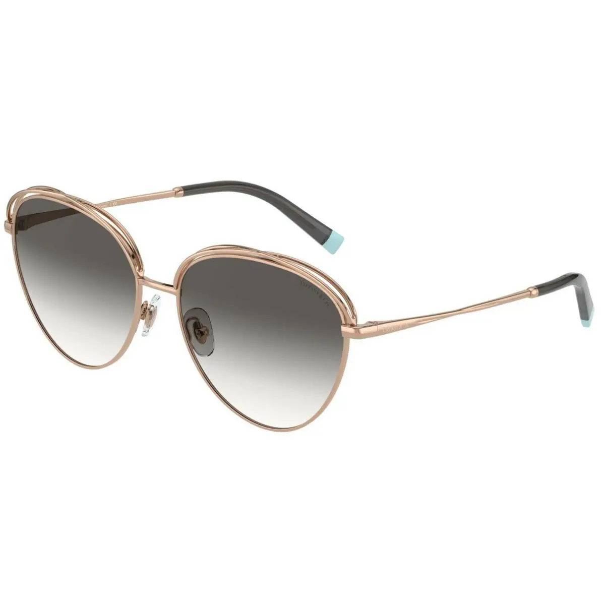 Tiffany TF 3075 Rose Gold/grey Shaded 6105/3C Sunglasses