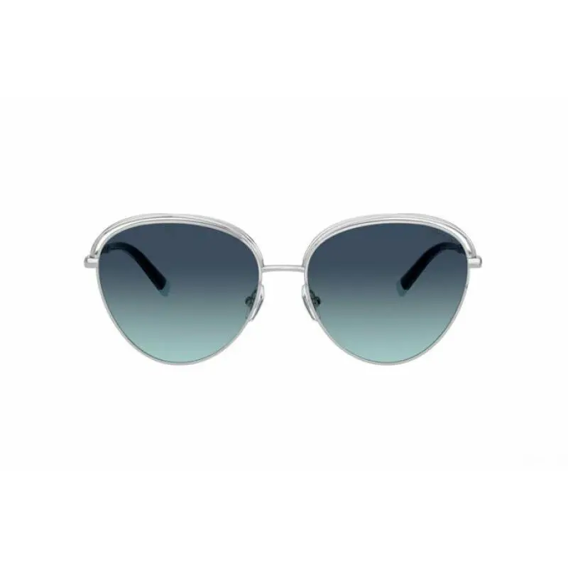 Tiffany TF3075 60019S Silver/ Blue Gradient 59MM Sunglasses