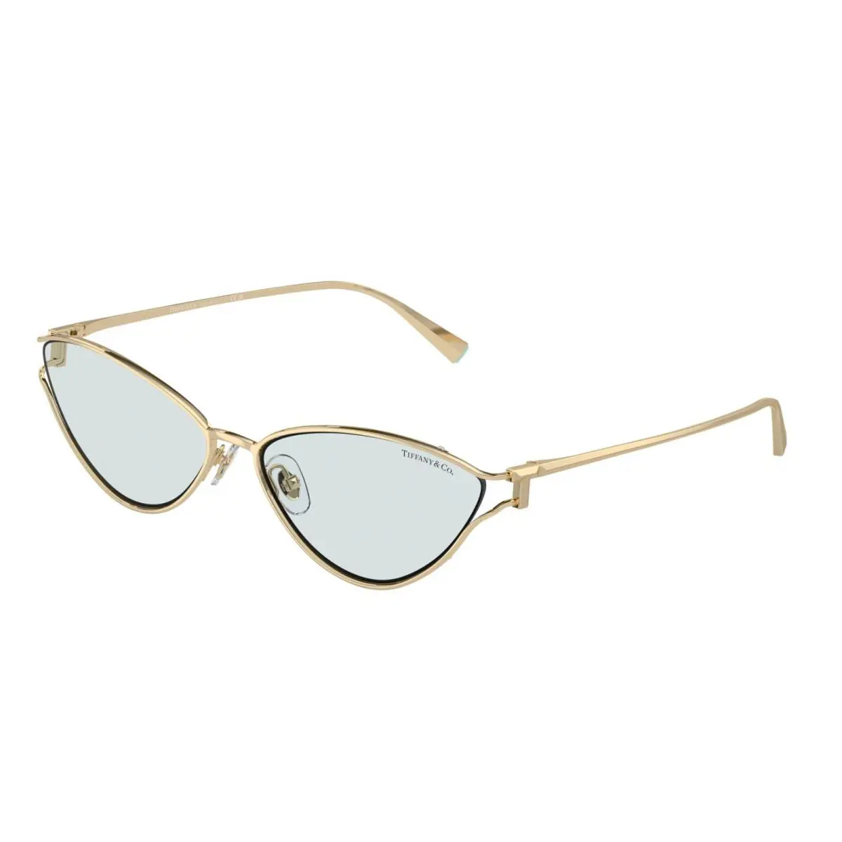 Tiffany TF 3095 Pale Gold/light Blue Photochromic 6196/MF Sunglasses