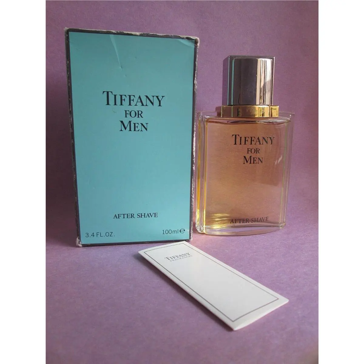 Tiffany For Men Vintage After Shave 3.4 oz 100 ml Formula Rare