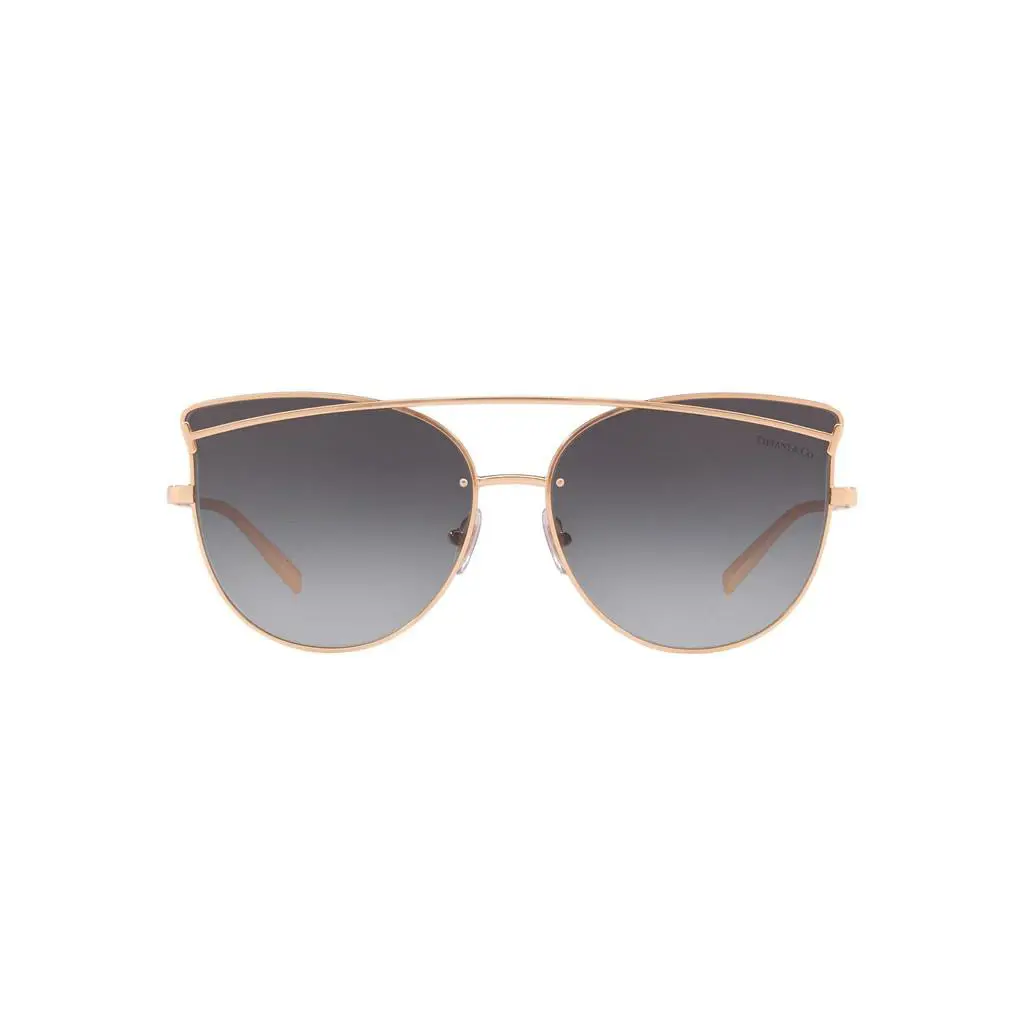 Tiffany Co Sunglasses TF3064 6105/3C Pale Gold Black Frames 61mm ST