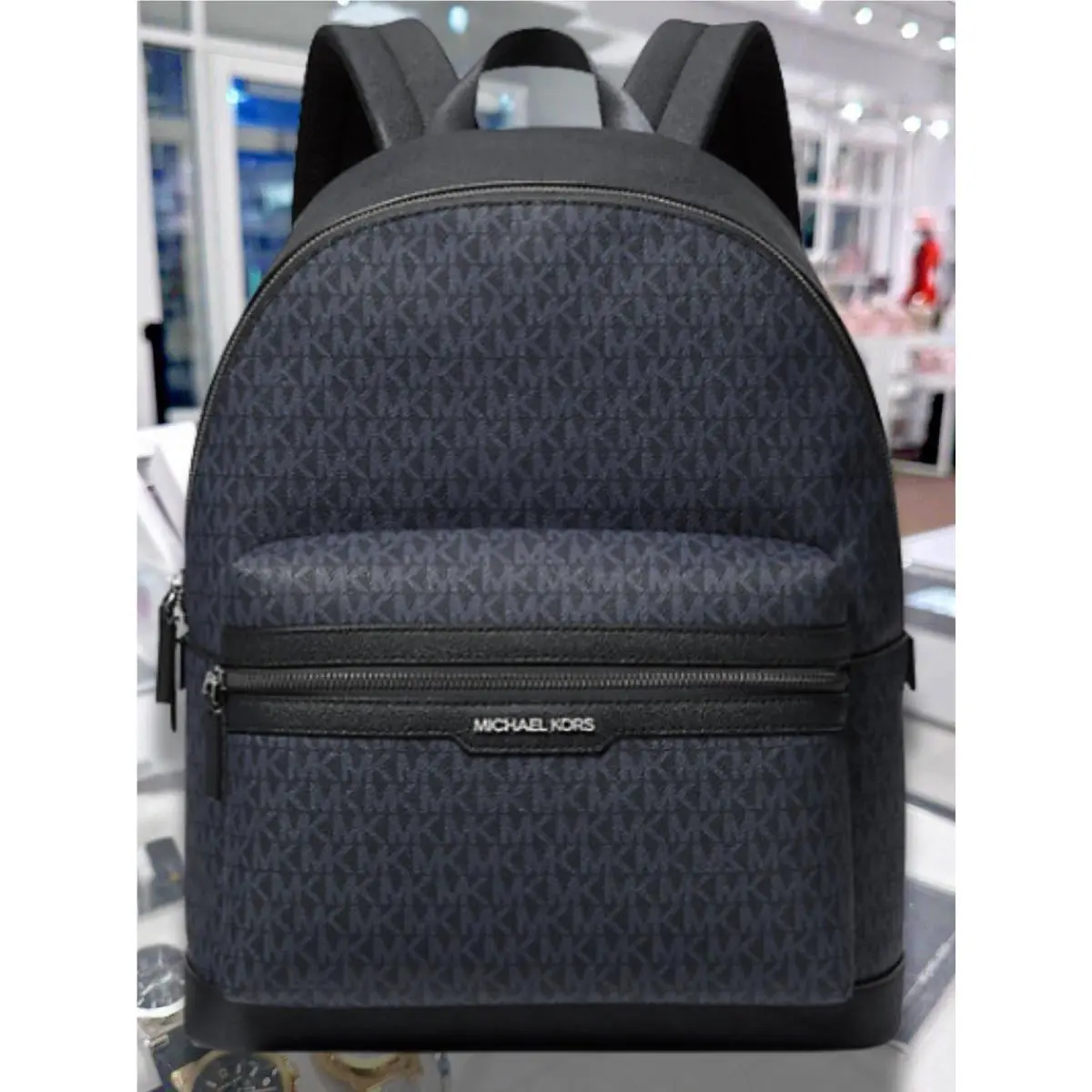 Michael Kors Cooper Men Travel Shoulder Backpack Bag Satchel Hiking Admiral MK