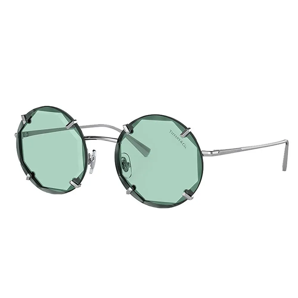 Tiffany Co. TF 3091 6001D9 Silver Metal Geometric Sunglasses Blue