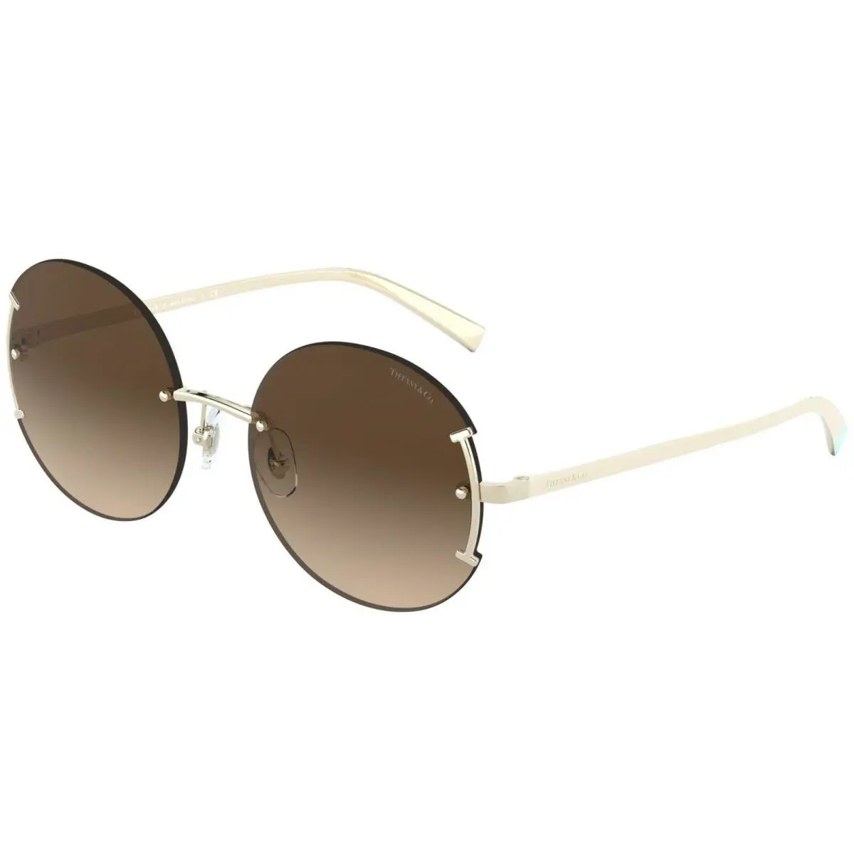 Tiffany T TF 3071 Pale Gold/brown Shaded 6021/3B Sunglasses