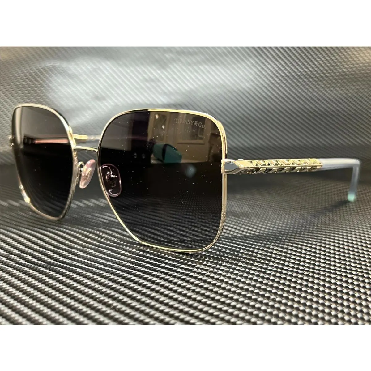 Tiffany TF3078B 60013C Silver Square Women`s 60 mm Sunglasses