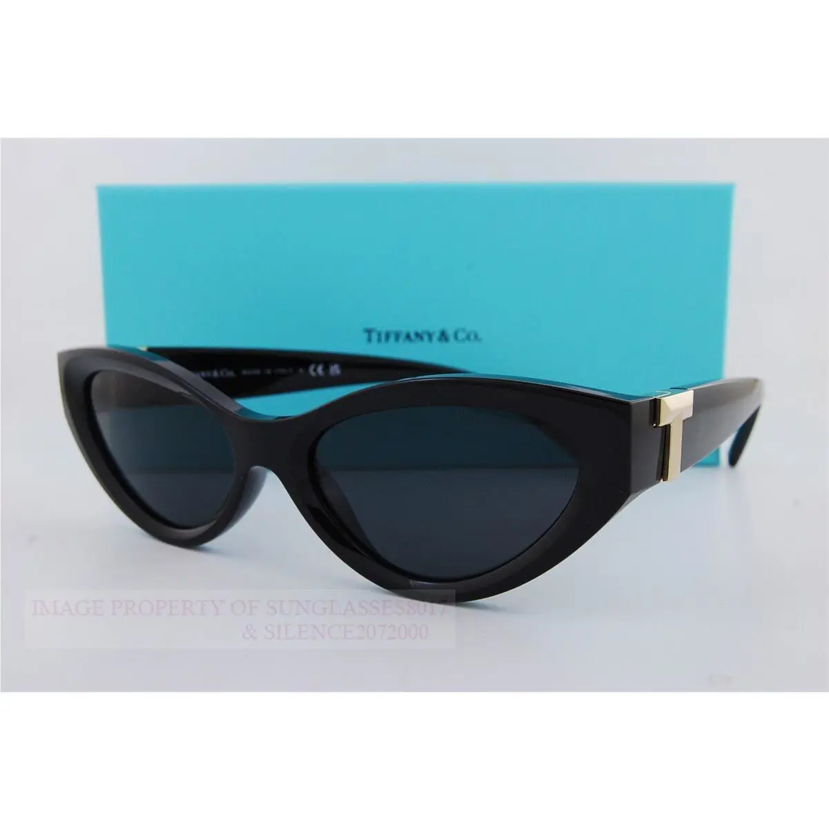 Tiffany Co. Sunglasses TF 4225U 8001S4 Black/dark Gray For Women