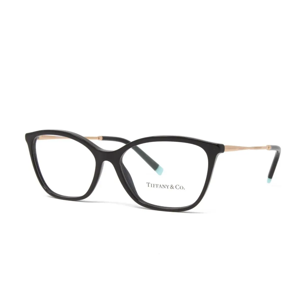 Tiffany Eyeglasses Women`s Black Cat Eye Plastic Frame 55mm TF2205-8001