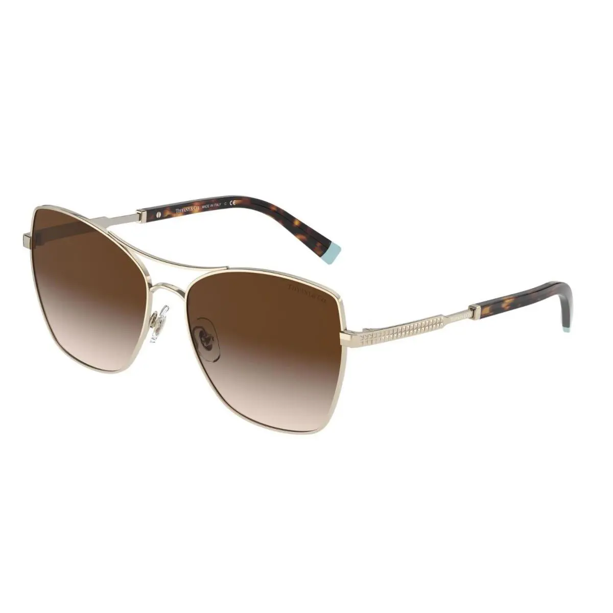 Tiffany TF 3084 Pale Gold/brown Shaded 6021/3B Sunglasses
