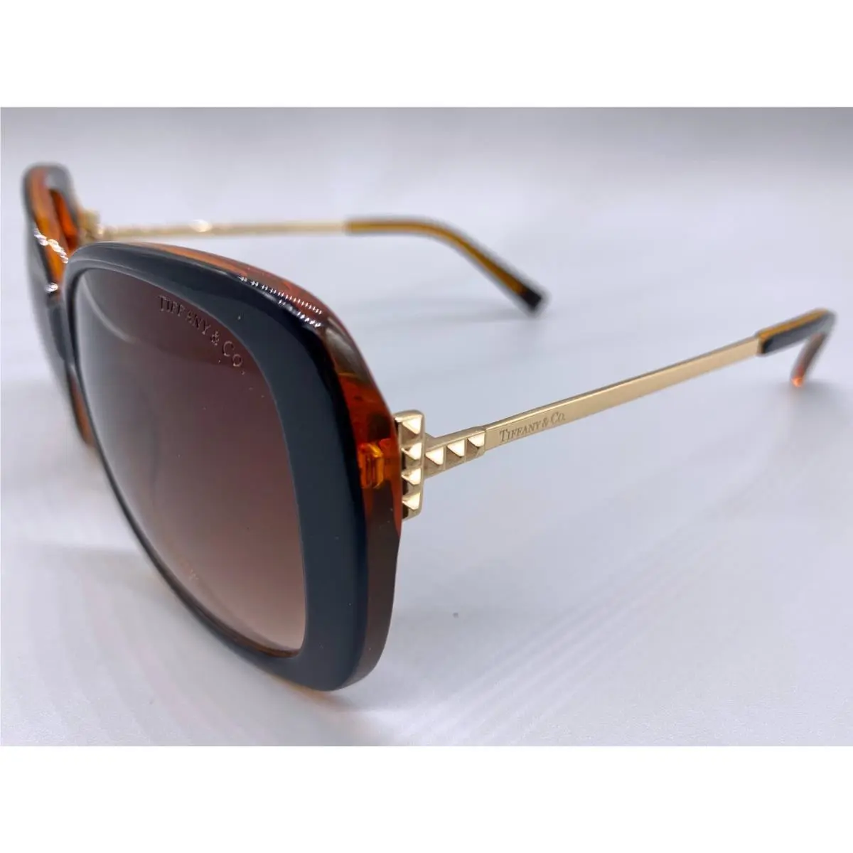 Tiffany Tiffany@co TF4156 511913 Co TF4156 511913 Blk/brown Frame Gradient Lenses Women Sunglasses by Tiffany & Co.