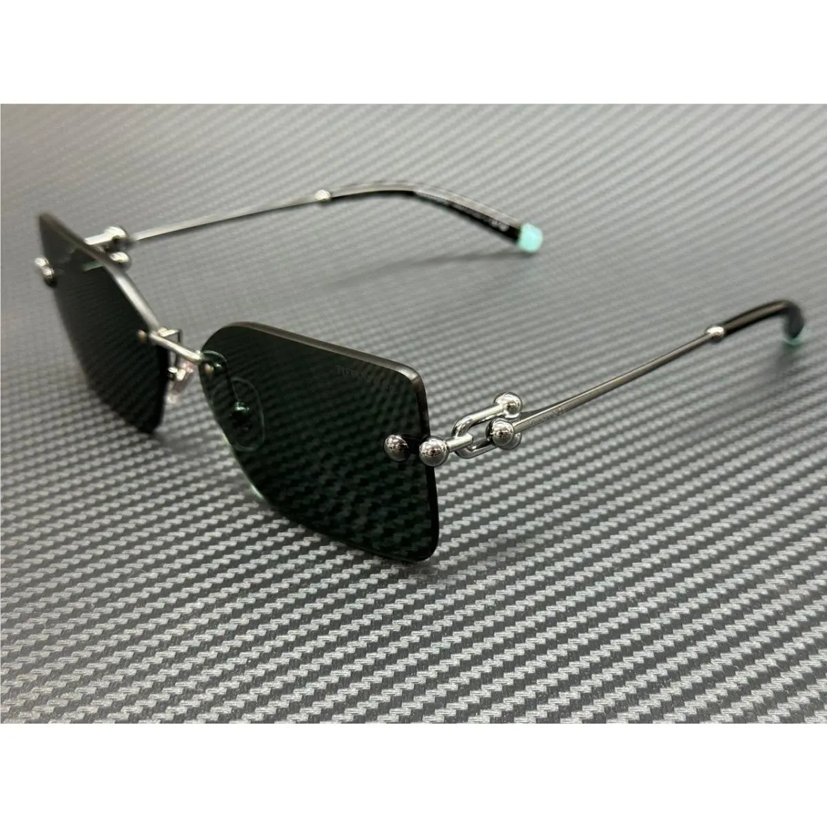 Tiffany TF3088 60033H Gunmetal Green Women`s 59 mm Sunglasses