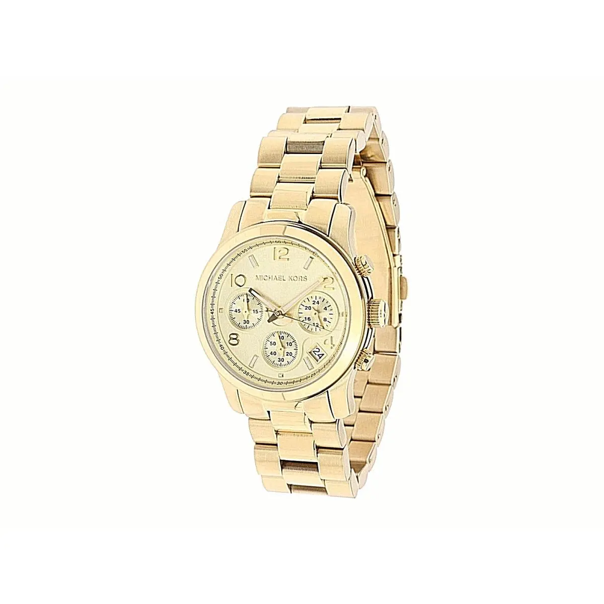 Watch Stainless Still Gold Dial Watch MK5055 Date Need Batteries by Michael Kors