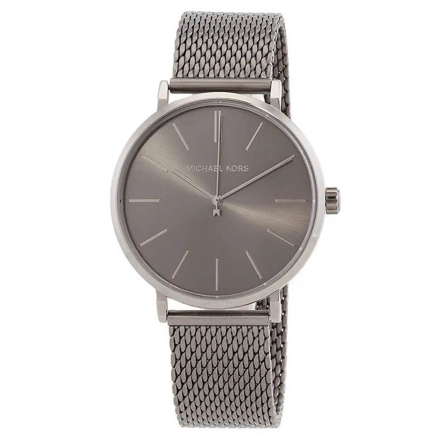 Michael Kors MK7151 Gunmetal Dial Gunmetal Stainless Mesh Bracelet Mens Watch