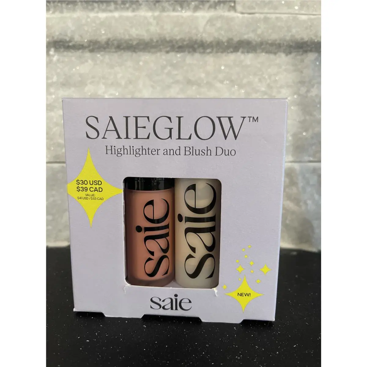 Saie Glow Highlighter and Blush Duo Shades: Starglow and Rosy /2 Pcs/