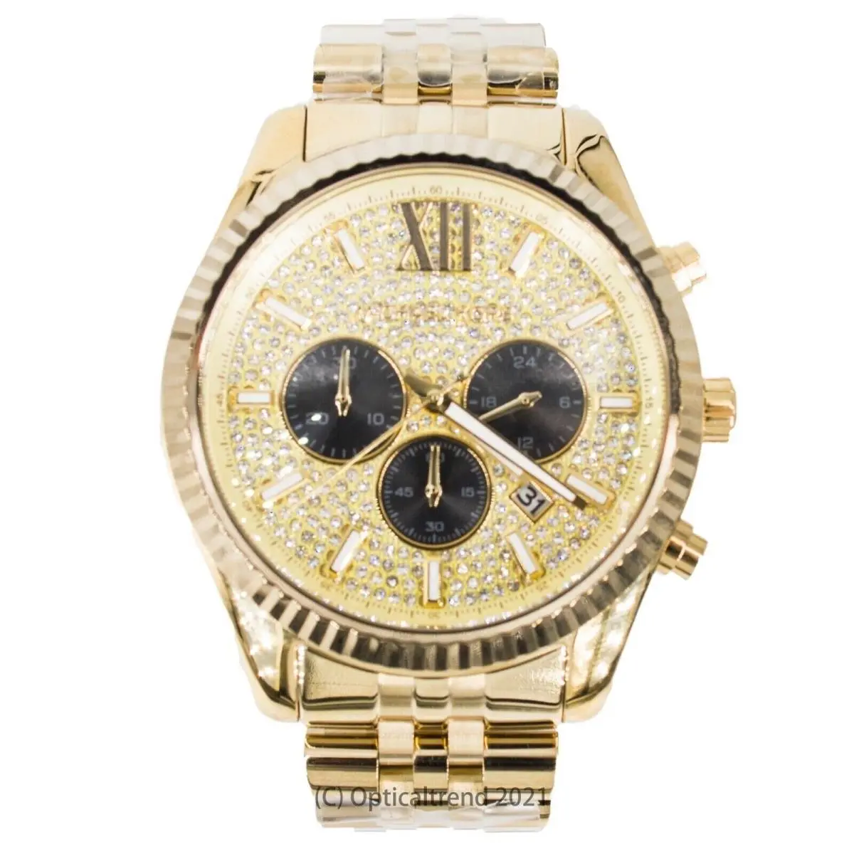 Michael Kors MK8494 Gold Tone Chronograph Fashion Analog Quartz Men`s Watch