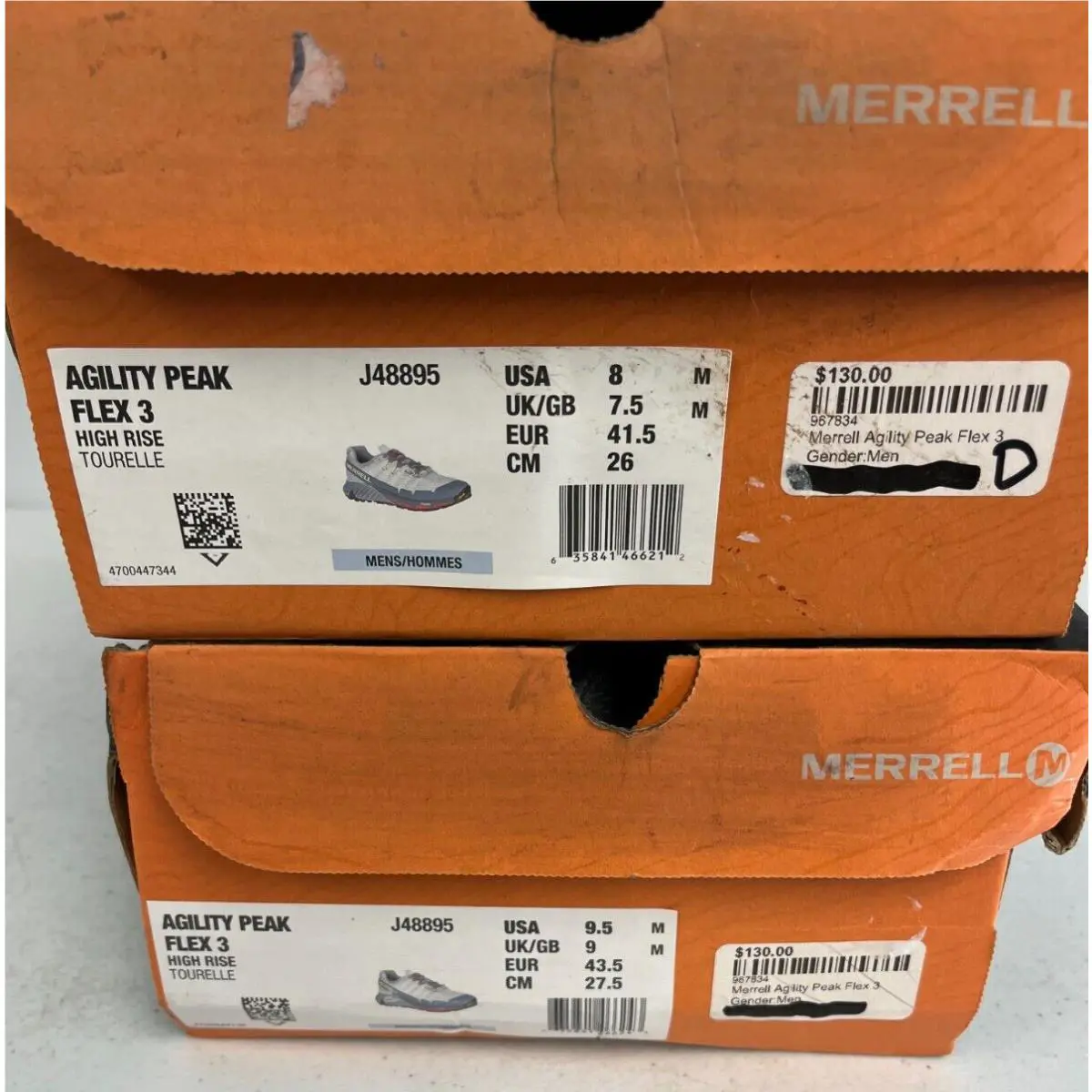 Merrell shoes - Agility Peak Flex 3 - Agility Peak Flex - J48895 - Gray 0