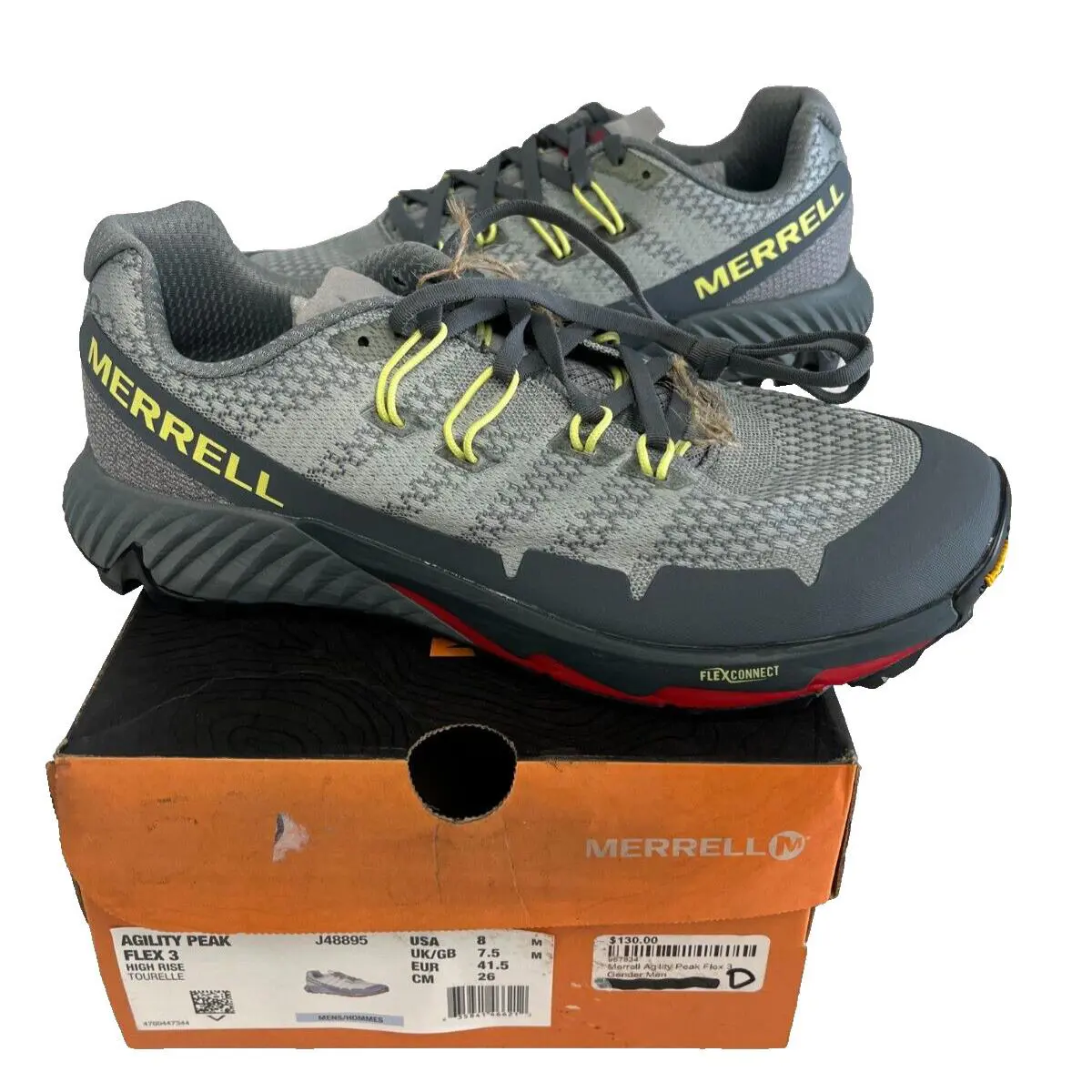 Merrell shoes - Agility Peak Flex 3 - Agility Peak Flex - J48895 - Gray 11