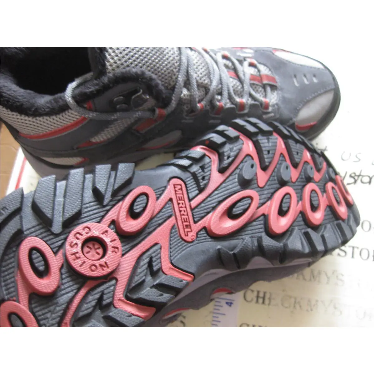 Merrell shoes - CASTLE ROCK/RED OCHRE 0