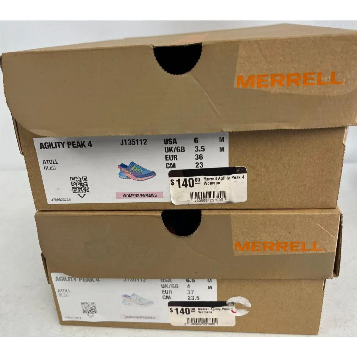 Merrell shoes - Agility Peak 4 - Agility Peak - J135112 - Blue 0