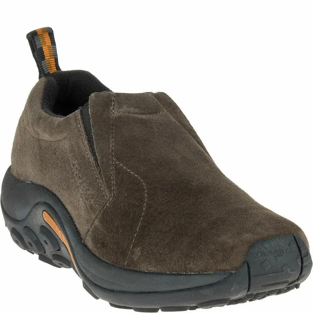 Men`s Merrell J60787 Jungle Moc Slip On Shoe Gunsmoke Grey Suede - Gray