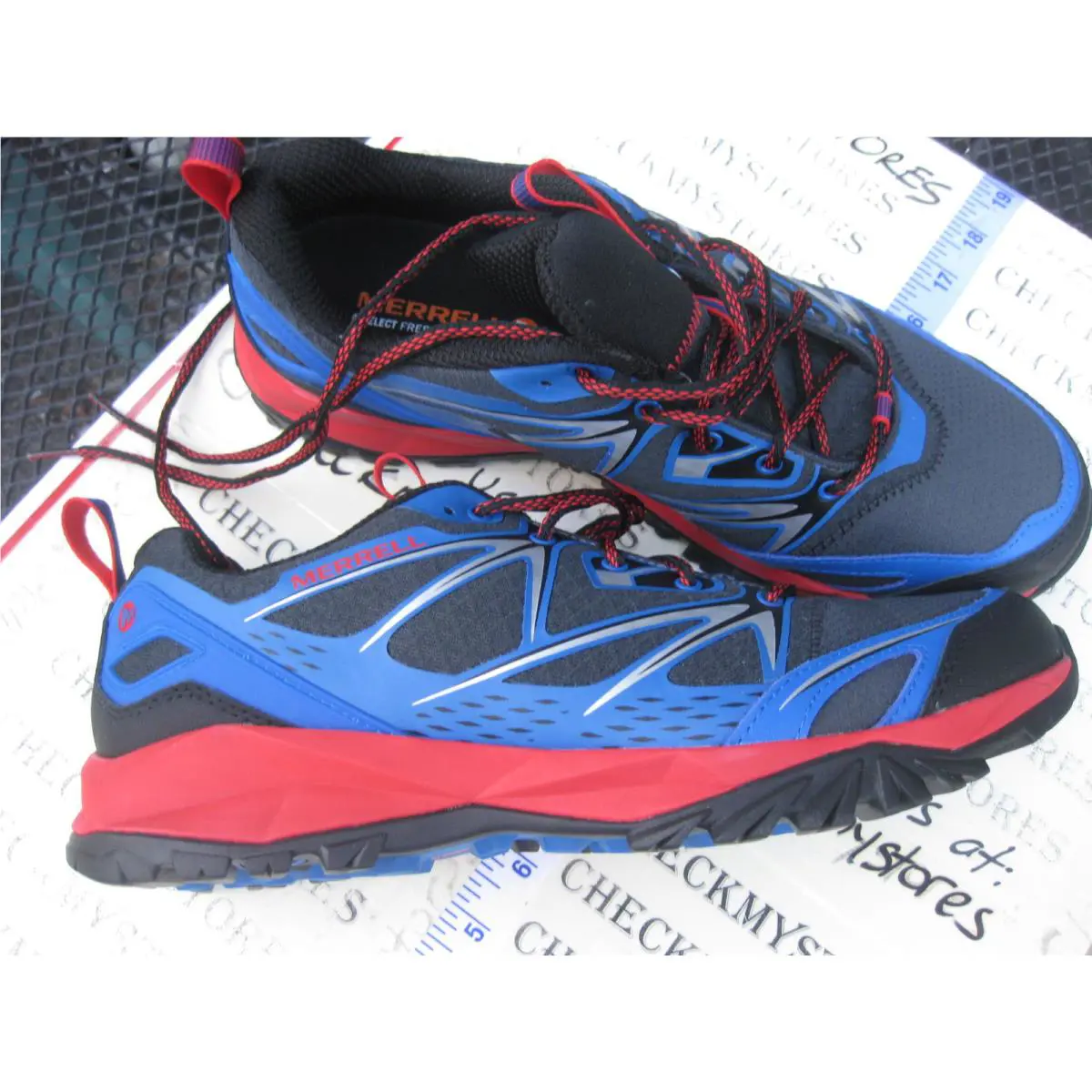 Merrell shoes - PLEASE SELECT AT TOP, S:: BLUE MULTI 10